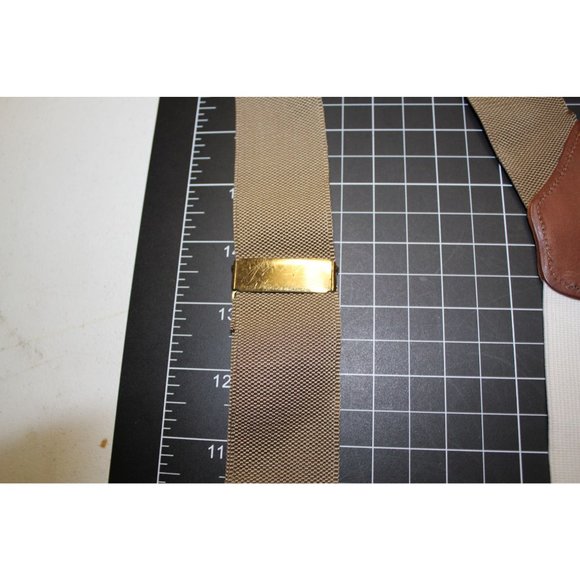 Dooney and Bourke Adjustable Suspenders OSFM Light Brown - Picture 8 of 10